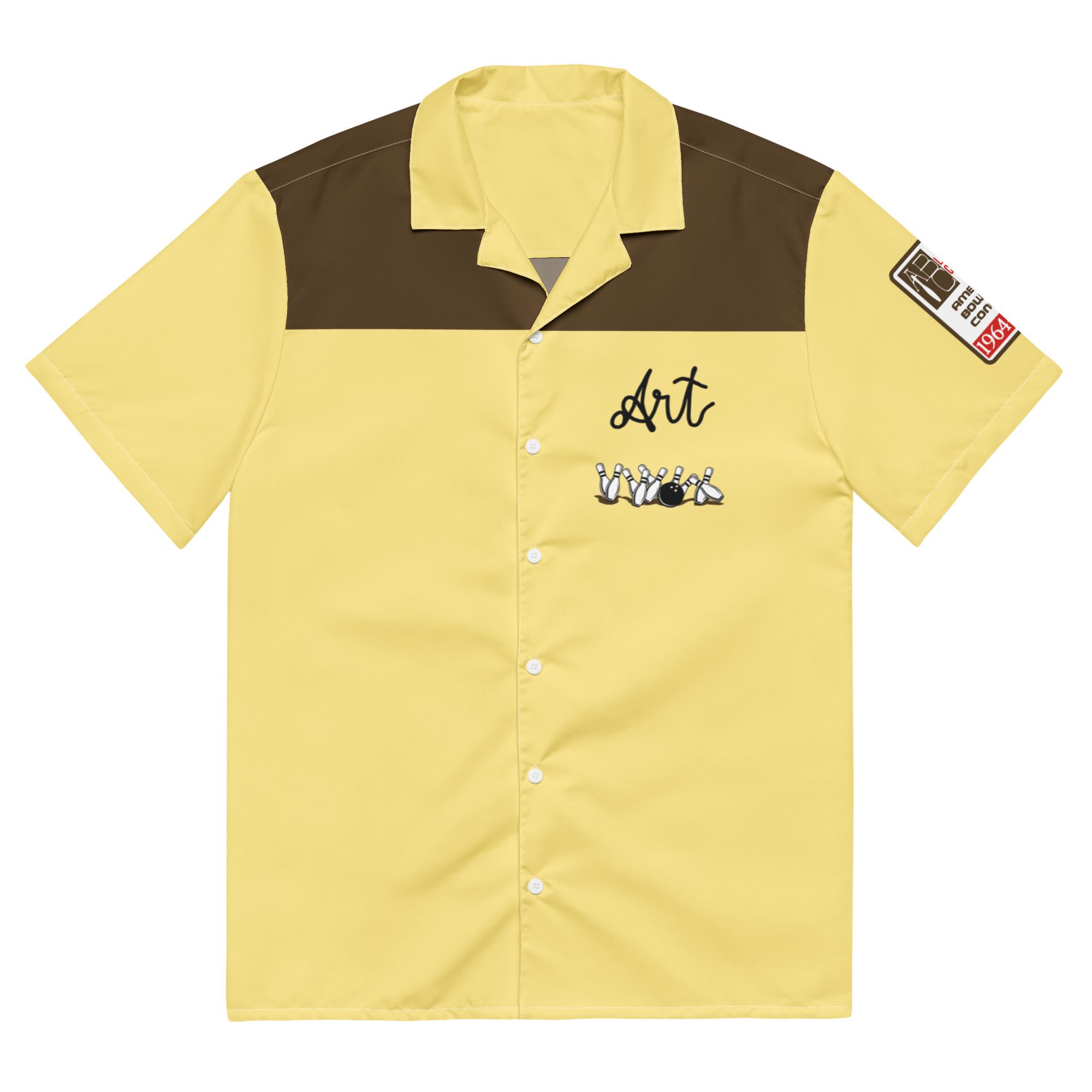 Short Sleeve Bowling Shirt Retro - The Dude's The Big Lebowski Film
