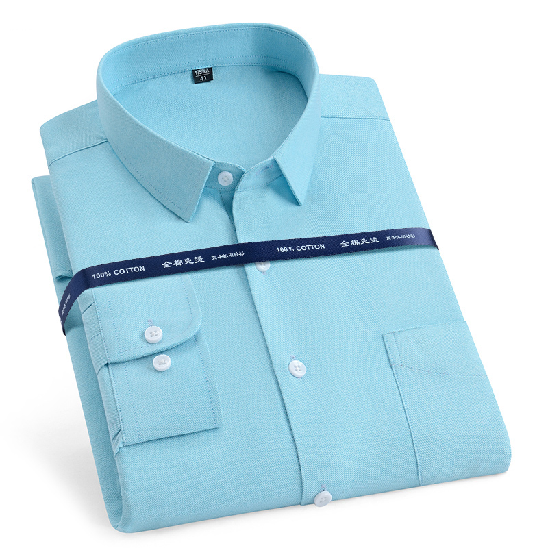 Erkek uzun kollu rahat yumuşak - Oxford Cotton Casual Shirt Business incelemesi ve fiyatı