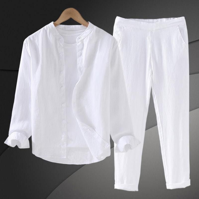 Hafif Nefes Alabilen Pamuklu K - Mens Linen Shirt Long Sleeve incelemesi ve fiyatı