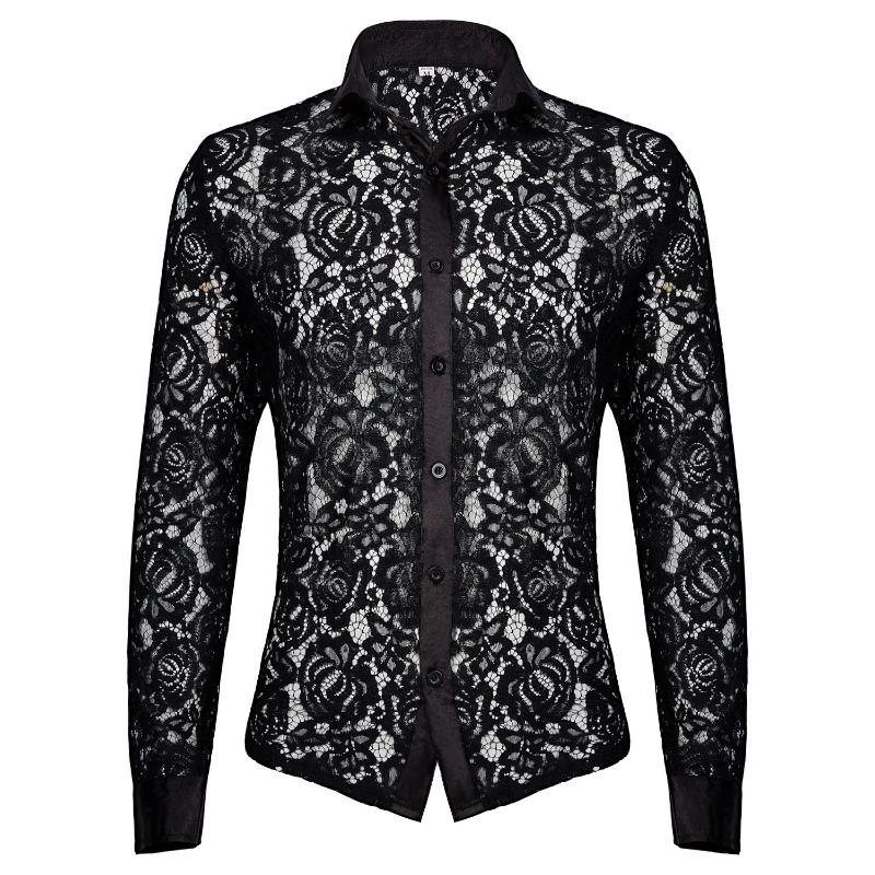 Seksi Ortaçağ Erkekler Dantel  - Medieval Gothic Lace Up Pirate Shirt incelemesi ve fiyatı