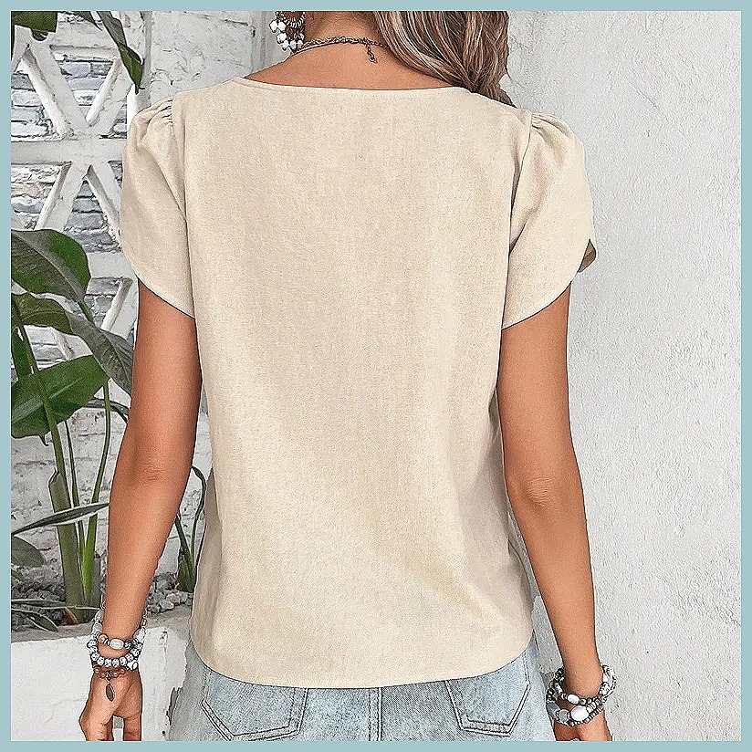 2024 Yaz Vintage Düz Renk Kadı - Shirts incelemesi ve fiyatı